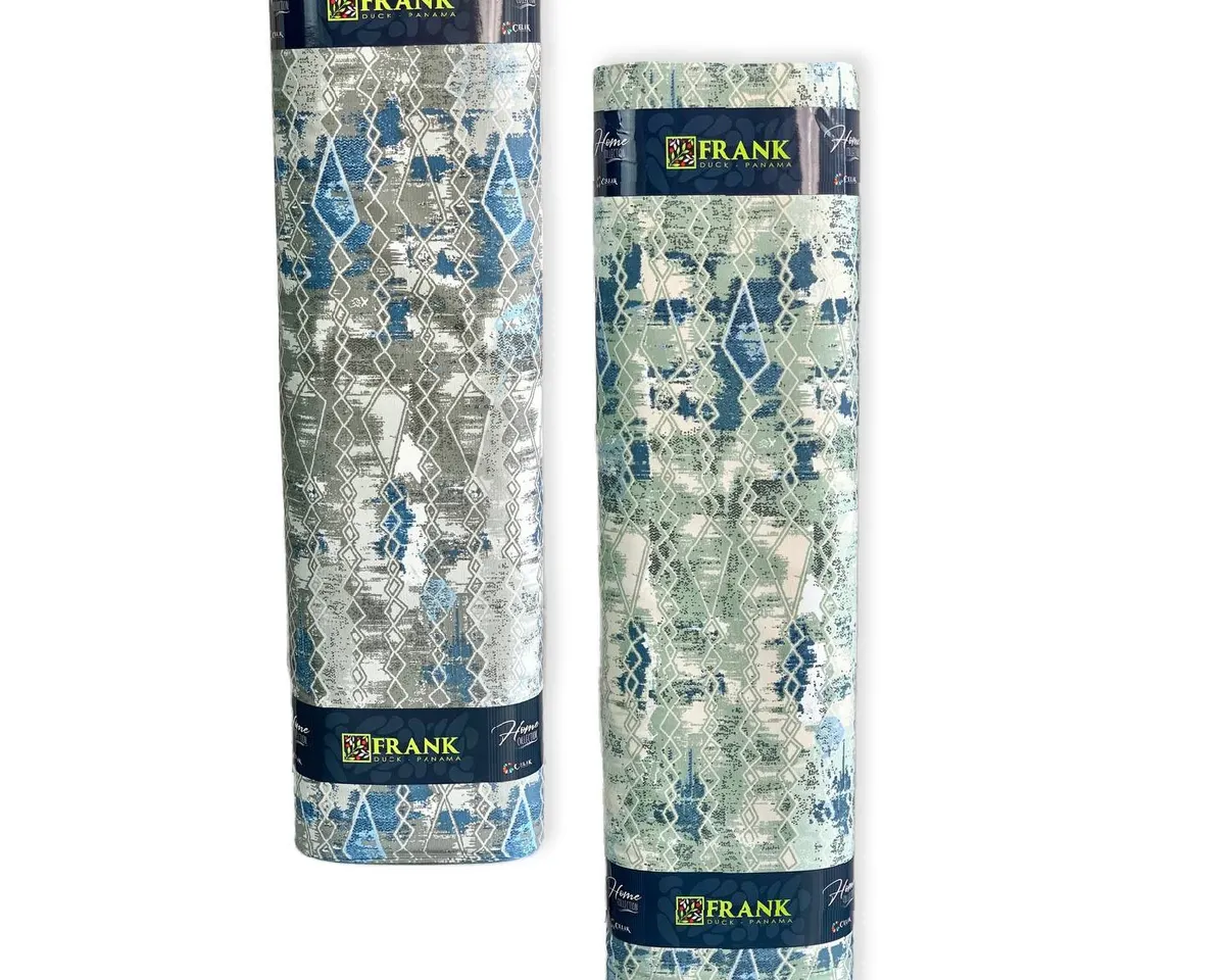7158 Patterned Duck Fabric