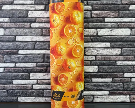 orange Sabaev - Digital Printed Duck Fabric